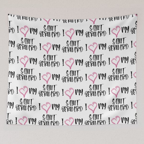 Item preview, I Heart My Saint Bernard! Especially for Saint Bernard Dog Lovers! designed and sold by rs-designs.