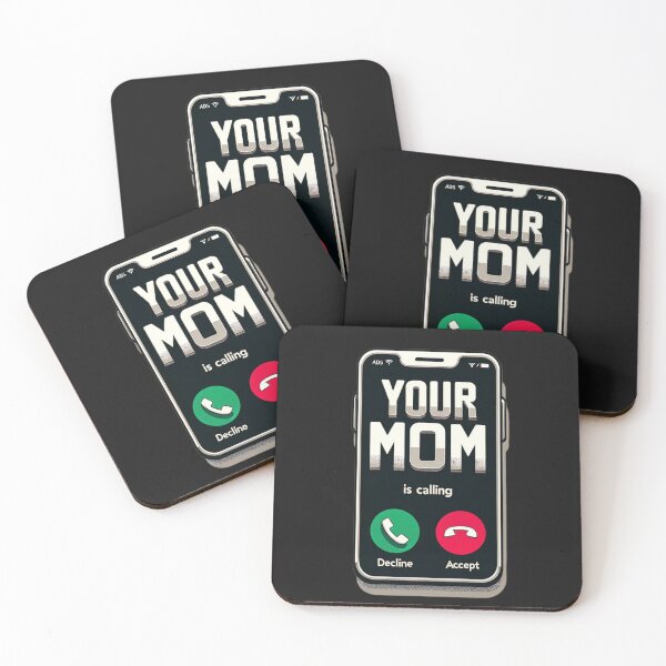 Item preview, Your Mom Is Calling - Phone Humor designed and sold by Graffiti-Space.