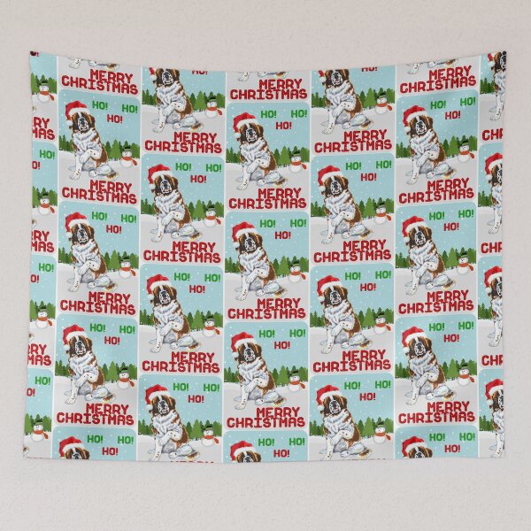 Item preview, Christmas Saint Bernard! Especially for Saint Bernard Dog Lovers! designed and sold by rs-designs.