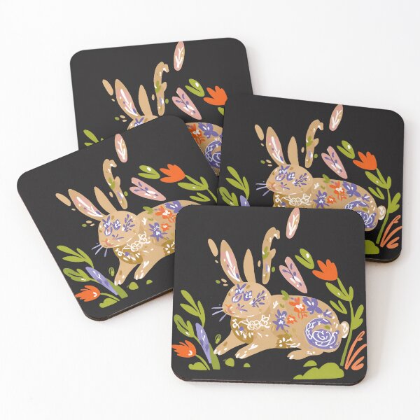 Item preview, Blooms and Bunnies: Whimsical Floral Rabbit Delights designed and sold by Digistorma.