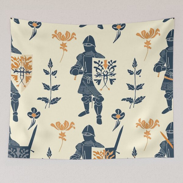Item preview, Tiled Knight Pattern designed and sold by dcrc.