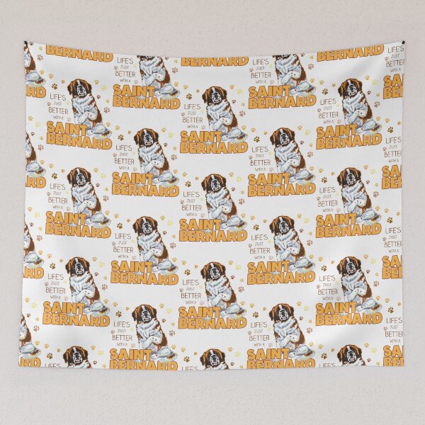 Item preview, Life's Just Better with a Saint Bernard! Especially for Saint Bernard Dog Lovers! designed and sold by rs-designs.
