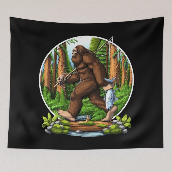 Item preview, Bigfoot Fishing designed and sold by underheaven.