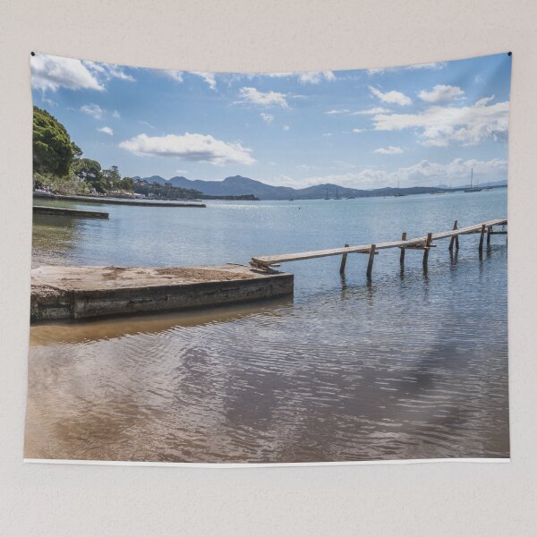 Item preview, Puerto Pollensa Mallorca Pine Walk Jetty designed and sold by GG WALL ART.