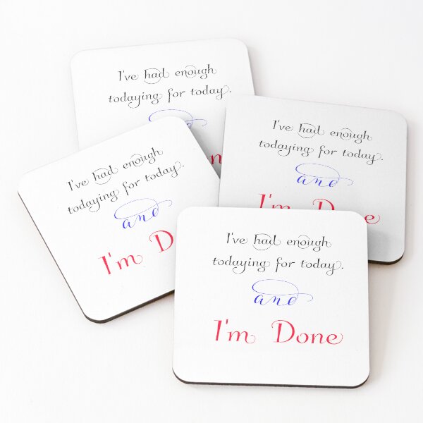 Item preview, Tired and Done designed and sold by Kikkipix.