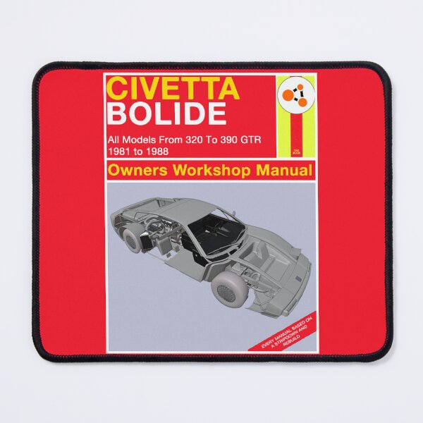 Item preview, Civetta Bolide Owners Workshop Manual designed and sold by KLloydPhotos.