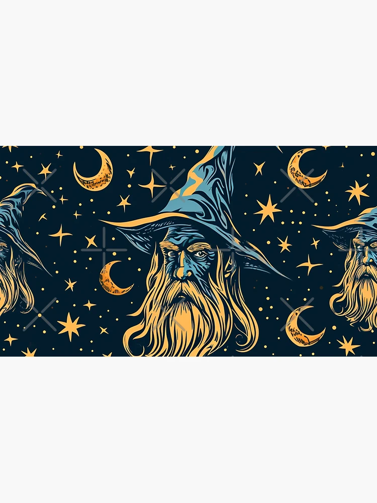 Thumbnail 3 of 3, Cap, Tiled Wizard Pattern designed and sold by dcrc.