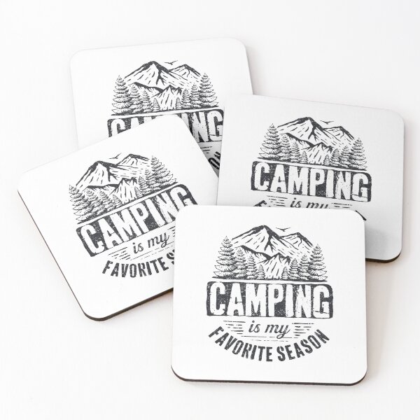 Artikelvorschau, Camping ist meine Lieblingsjahreszeit. Lustiger Camping-Camper im Freien entworfen und verkauft von lanynx design.