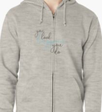 You Look Happier You Do Ed Sheeran Zipped Hoodie