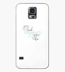 Funda/vinilo para Samsung Galaxy Te ves más feliz lo haces Ed Sheeran
