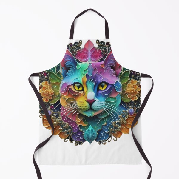 Aperçu de l'œuvre Cat Fluid Art créée et vendue par Zibis09.