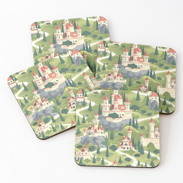 Item preview, Tiled Medieval Castle Pattern designed and sold by dcrc.