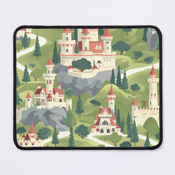 Item preview, Tiled Medieval Castle Pattern designed and sold by dcrc.