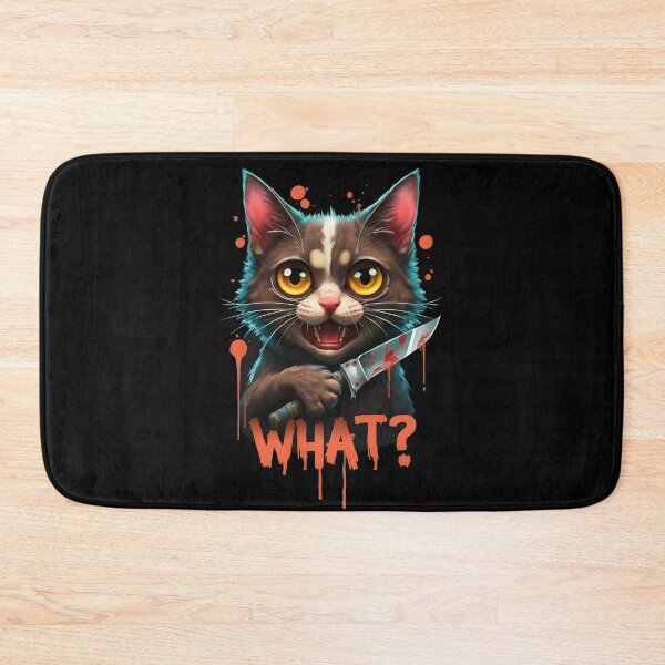 Item preview, Eerie Whiskers: WHAT Horror Cat designed and sold by WAUZ.