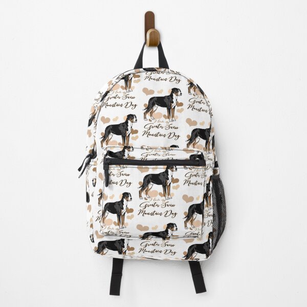 Vista previa del artículo con la obra «¡Amo a mi gran perro de montaña suizo! ¡Especialmente para los amantes de los perros del Gran Perro de Montaña Suizo!», diseñado y vendido por rs-designs.