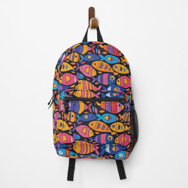 Item preview, Rainbow fish pattern designed and sold by FloralZoo.