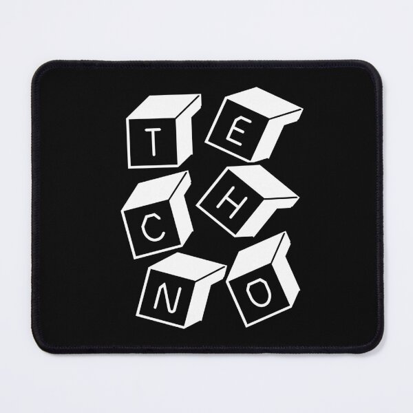 Item preview, Techno Vibes in Geometric Cubes designed and sold by NiRia Spot.