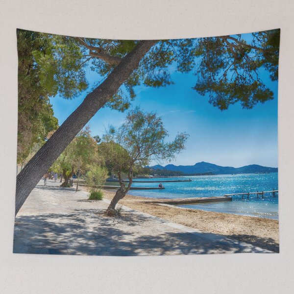 Item preview, Puerto Pollensa Mallorca designed and sold by GG WALL ART.