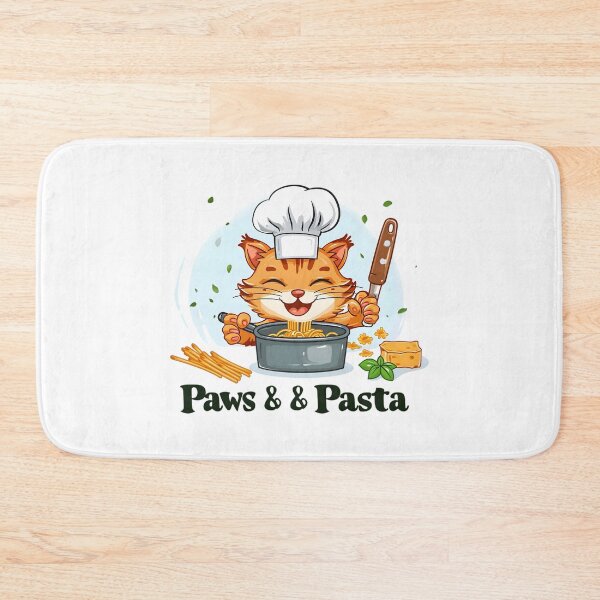 Item preview, Whiskerlicious Wonders: 'Paws & Pasta designed and sold by AI-Only Creations.