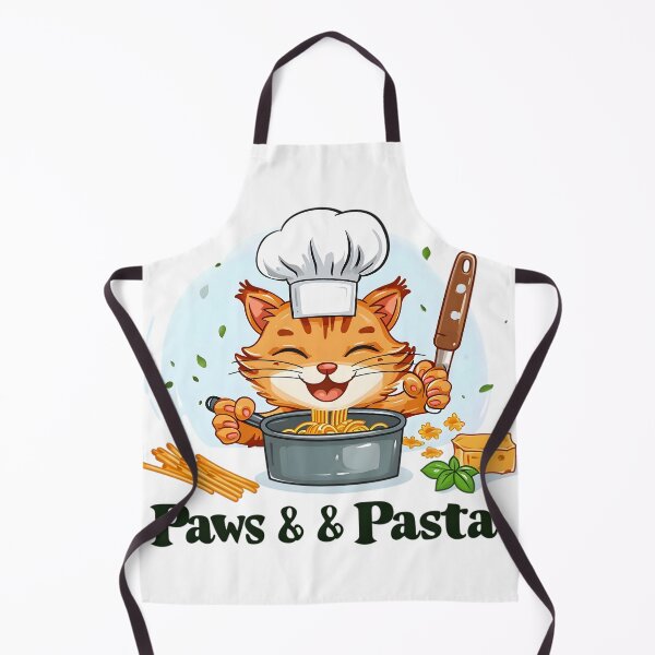 Item preview, Whiskerlicious Wonders: 'Paws & Pasta designed and sold by AI-Only Creations.