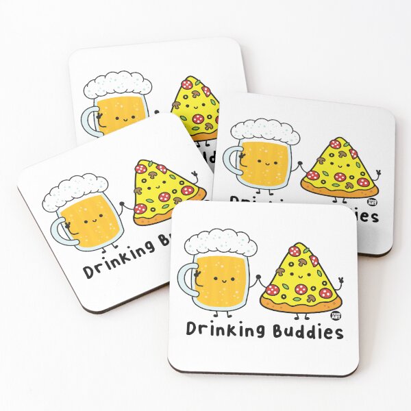 Item preview, DRINKING BUDDIES PIZZA BEER designed and sold by TODD GOLDMAN.