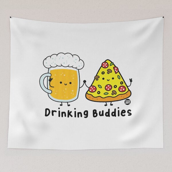 Item preview, DRINKING BUDDIES PIZZA BEER designed and sold by TODD GOLDMAN.
