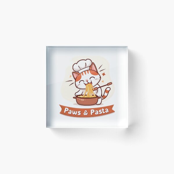 Item preview, Catnip Chef's Delight: 'Paws & Pasta' designed and sold by AI-Only Creations.
