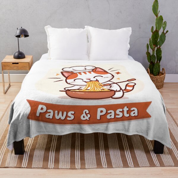 Item preview, Catnip Chef's Delight: 'Paws & Pasta' designed and sold by AI-Only Creations.