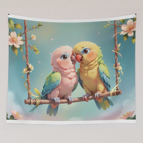 Item preview, Beak-to-Beak in Paradise: A Parrot Love Story designed and sold by HendAhabib.