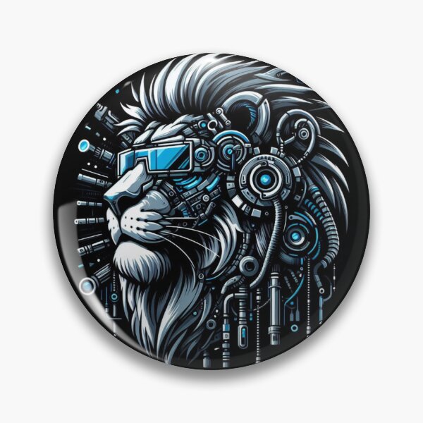 Item preview, Metallic Lion designed and sold by MrAI-Store.