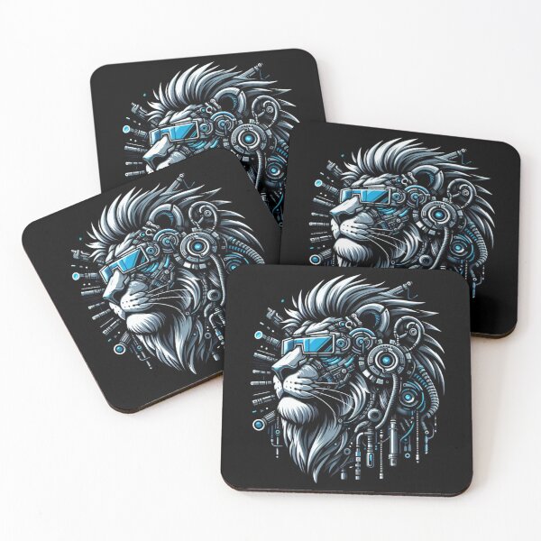 Item preview, Metallic Lion designed and sold by MrAI-Store.