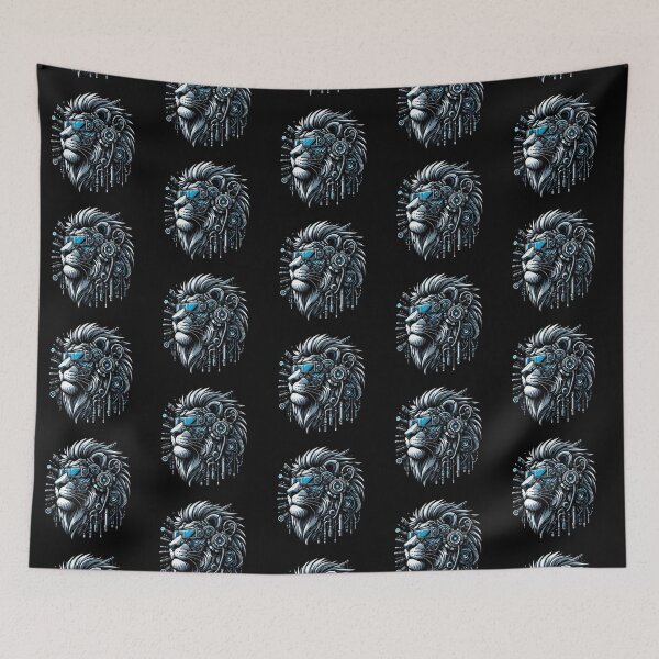 Item preview, Metallic Lion designed and sold by MrAI-Store.