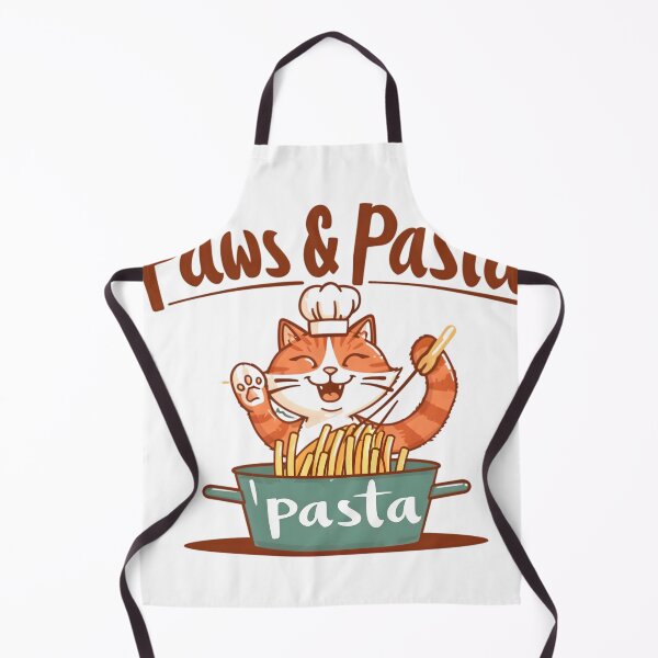 Item preview, Feline Feast Fiesta: 'Paws & Pasta' designed and sold by AI-Only Creations.