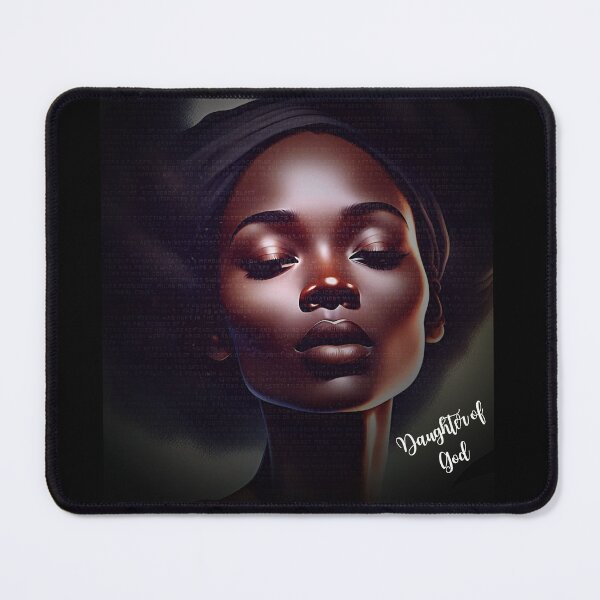 Item preview, DeviantArt Canvas Mounted Art Print, Black woman of God, Daughter of God by Belle Treasure Chest designed and sold by Luetta Stuger- Fleming.