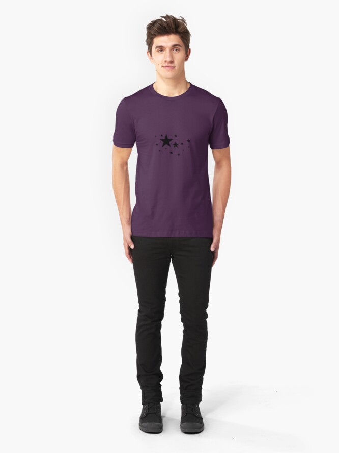 Alternate view of Star Light, Star Bright. Slim Fit T-Shirt