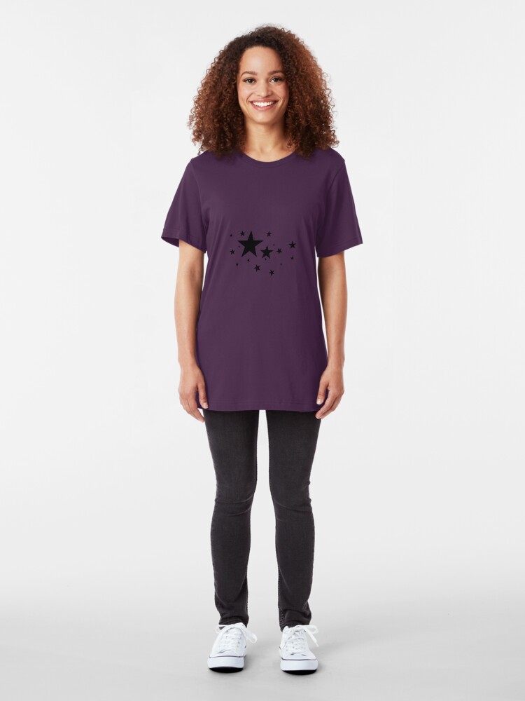 Alternate view of Star Light, Star Bright. Slim Fit T-Shirt