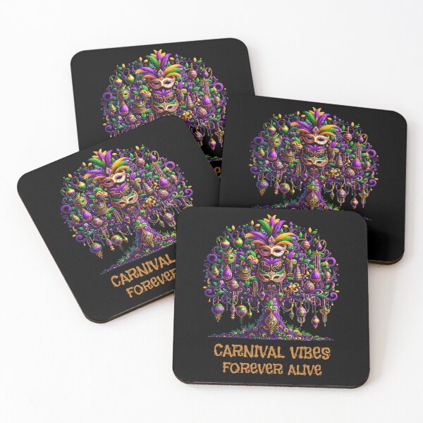 Item preview, Mardi Gras Magic - Eternal Carnival Spirit Tree designed and sold by Ingridpd.