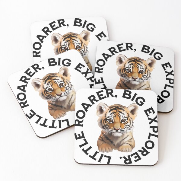 Item preview, Little roarer, big explorer. Tiger cub designed and sold by AndyG066.