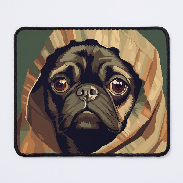 Item preview, Cute Pug Blanket Pixel Art Illustration designed and sold by LVTFCOarts.