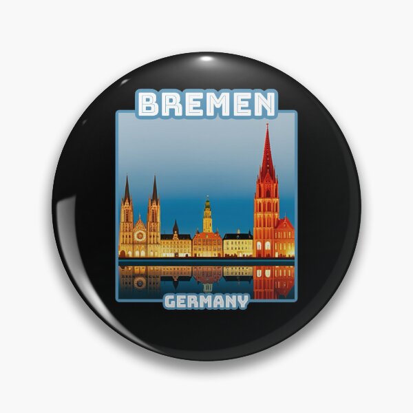 Item preview, Architectural landscape of Bremen, Germany. Beautiful travel design. designed and sold by Unitepeople.