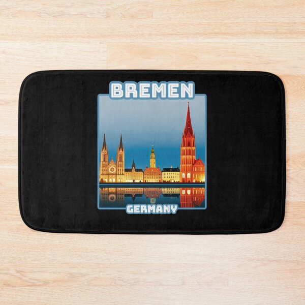 Item preview, Architectural landscape of Bremen, Germany. Beautiful travel design. designed and sold by Unitepeople.