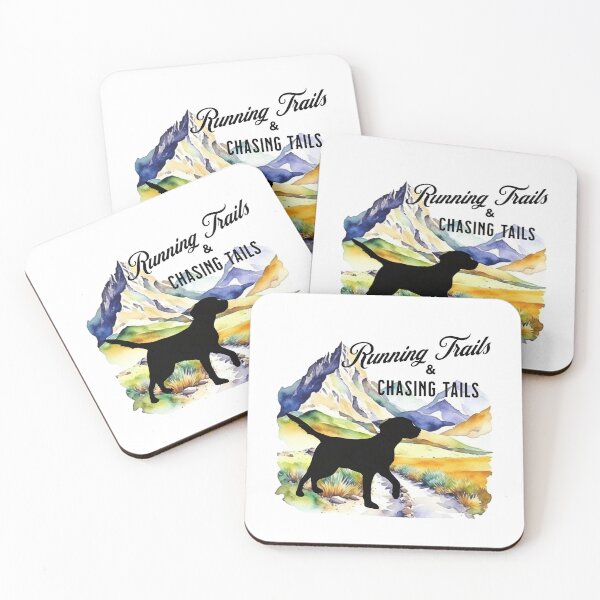 Item preview, Running Trails & Chasing Tails Dog Hiking designed and sold by EllamaeRose.