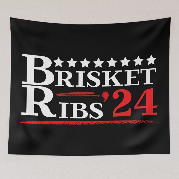 Item preview, Brisket Ribs '24 Vote for Smoky BBQ Flavor designed and sold by ElLocoMus.