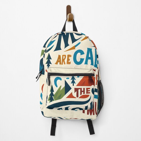 Item preview, the mountains are calling and i must go, typography designed and sold by maxmaj.