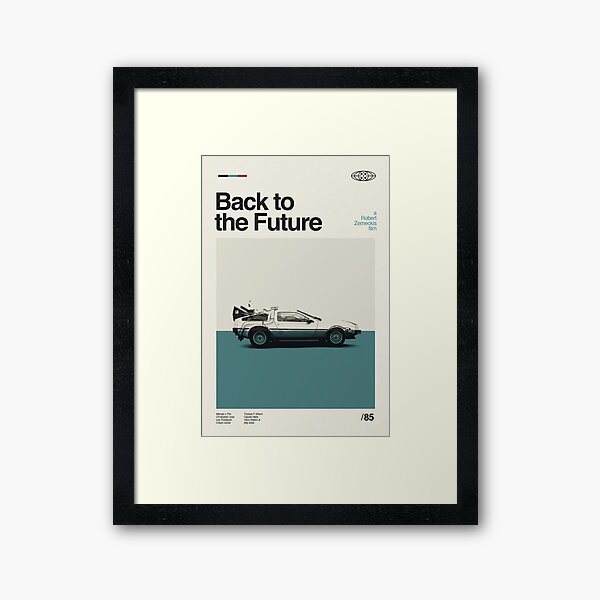 Item preview, Minimalist Vintage Movies Back To The Future Poster designed and sold by rezihom suha.