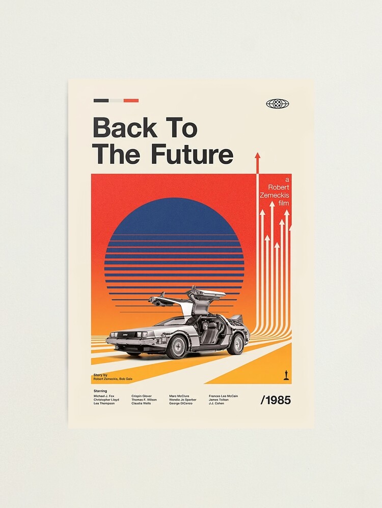 Alternative Movies Back To The Future Vintage Poster