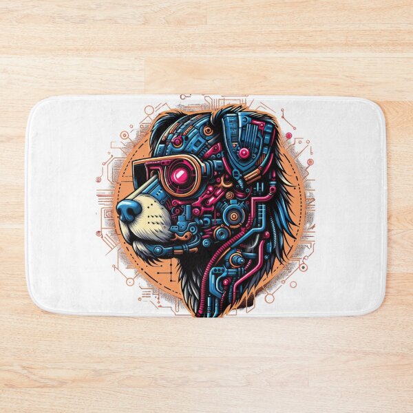 Item preview, Dog with Neon Glasses designed and sold by MrAI-Store.