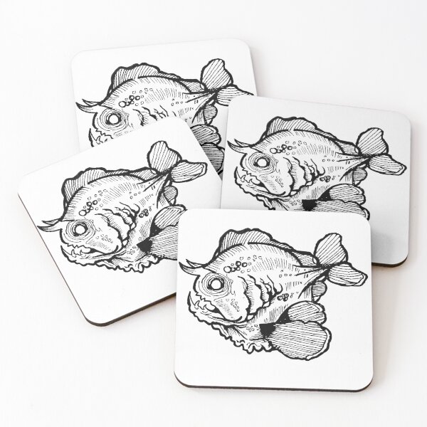 Item preview, Toad fish traditional sketch  designed and sold by AderynValentine.