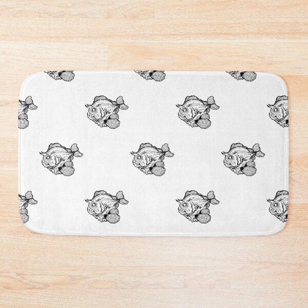 Item preview, Toad fish traditional sketch  designed and sold by AderynValentine.