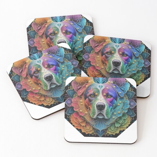 Aperçu de l'œuvre Dog Fluid Art créée et vendue par Zibis09.